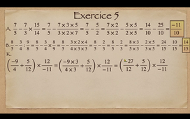 Correction du DS (4ème) + exercices de remédiation + exercice facultatif