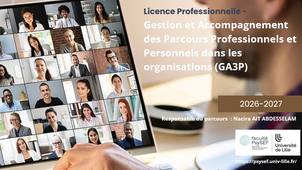 Sciences de l'Education et de la Formation - LP GA3P - 2026