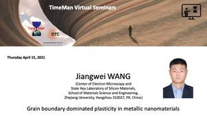 TimeMan Seminar - Jiangwei WANG