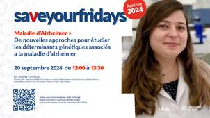 De nouvelles approches pour étudier les déterminants génétiques associés à la maladie d'alzheimer - AUDREY COULON