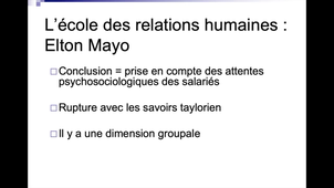 Ecole des relations humaines