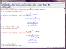 Calculs simples avec Maple (Onaag Laplace, N-1, 2014)