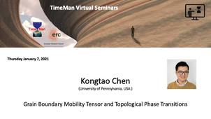TimeMan Seminar - Kongtao Chen