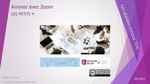 Atelier Innova'Tim - Zoom : planifier une réunion avec Inscription obligatoire