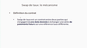 Swap de taux : les mécanismes