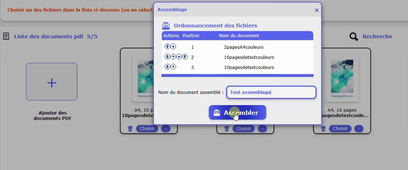 Assemblage de fichiers