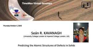 TimeMan seminar: Seán R. KAVANAGH