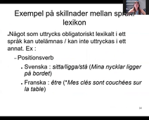 L3 lingvistik lektion 1b: Introduktion till språkets beståndsdelar