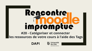 Rencontre Moodle Impromptue #20 - Catégoriser et connecter les ressources de votre cours à l'aide des Tags