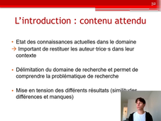 Préparation à la rédaction du mémoire - rédiger l'introduction