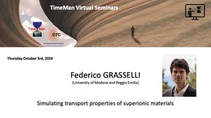 TimeMan Seminar - Federico GRASSELLI