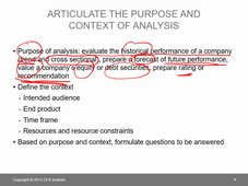 Financial Reporting and Analysis C1 LO6