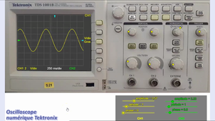 Simulation oscilloscope numérique