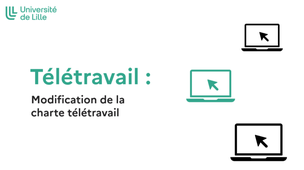 Télétravail - Modification de la charte