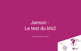 Jamovi04 - Le test du Khi2.