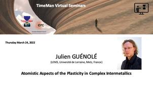TimeMan Seminar - Julien GUÉNOLÉ