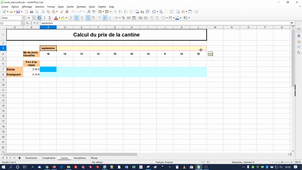 TD Tableur - Exercice 7