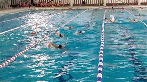 Natation vitesse. Lycée Fenelon. 1°