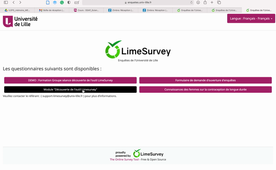 Créer une nouvelle enquete sur Lime survey.mov