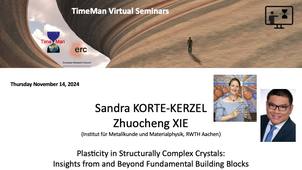 TimeMan Seminar - Sandra KORTE-KERZEL & Zhuocheng XIE