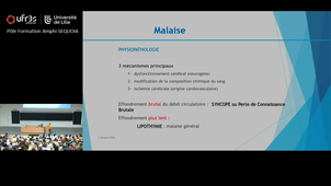 Cours AFGSU - mercredi 26 novembre - 9h00 à 12h00