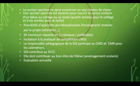 Section Sportive Scolaire en Badminton_lien fédé & école.mov