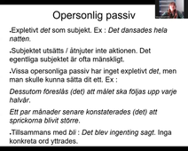 Skillnad s-passiv och bli-passiv introduktion och s-passiv.mp4