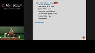 Cours Dr DEMOULIN - lundi 20 octobre - 14h à 16h30