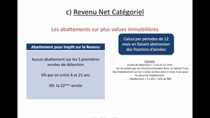 Les revenus imposés forfaitairement mais non soumis au barème de l'IR